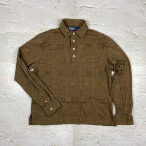 [Polo by Ralph Lauren] Brown checkered Pocket Collar shirts (L)