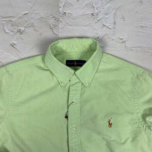 [Polo by Ralph Lauren] Emerald green solid shirts (약 100)