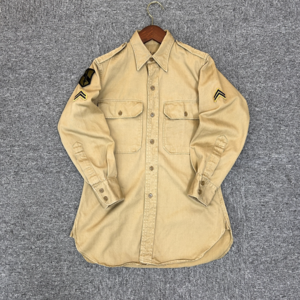 [U.S military]40s WW2 Khaki Cotton army shirts ( ~ 95)