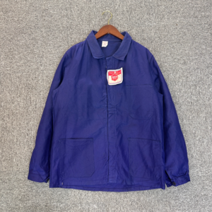 [France Vintage; DEADSTOCK]70-80s vintage french chore jacket, made in France( ~ over 110)